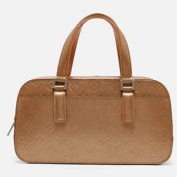 Pre Owned Louis Vuitton Ambre Monogram Mat Shelton Bag