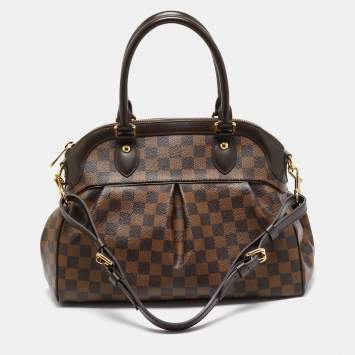 Pre Owned Louis Vuitton Damier Ebene Canvas Trevi PM Bag