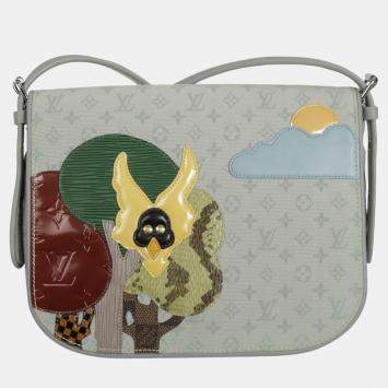 Pre Owned Louis Vuitton Grey Monogram Canvas Musette Conte de Fees Shoulder Bag