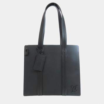 Pre Owned Louis Vuitton Aerogram Take Off Grained Calf Leather Tote Bag