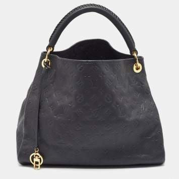 Pre Owned Louis Vuitton Bleu Infini Monogram Empreinte Leather Artsy MM Bag