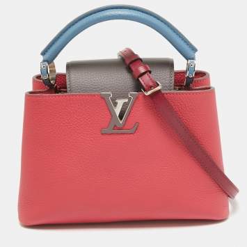 Pre Owned Louis Vuitton Multicolor Taurillon Leather Capucines BB Bag