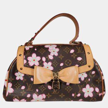Pre Owned Louis Vuitton x Takashi Murakami Vintage Cherry Blossom Monogram Retro Bag