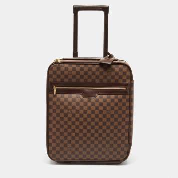 Pre Owned Louis Vuitton Damier Ebene Canvas Pegase 45 Luggage