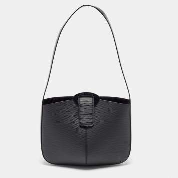 Pre Owned Louis Vuitton Black Epi Leather Reverie Bag