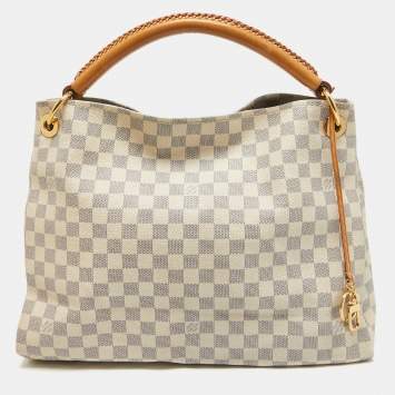 Pre Owned Louis Vuitton Damier Azur Canvas Artsy MM Bag