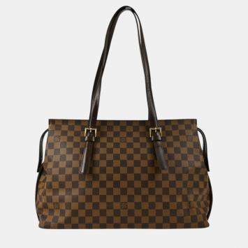 Pre Owned Louis Vuitton Damier Chelsea Shoulder Tote Bag