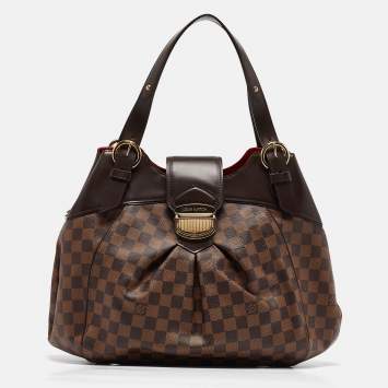Pre Owned Louis Vuitton Damier Ebene Canvas Sistina GM Bag