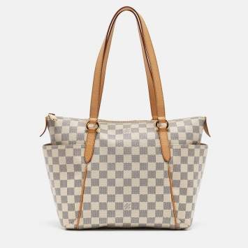 Pre Owned Louis Vuitton Damier Azur Canvas Totally PM Bag