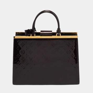 مملوكة مسبقًا Louis Vuitton Amarante Monogram Vernis Deesse GM Bag