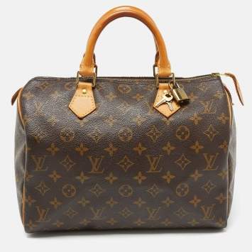 Pre Owned Louis Vuitton Monogram Canvas Speedy 30 Bag
