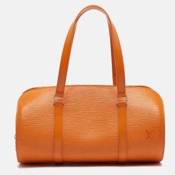 Pre Owned Louis Vuitton Mandarin Epi Leather Soufflot Bag