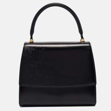 Pre Owned Louis Vuitton Black Leather Opera Athens Bag
