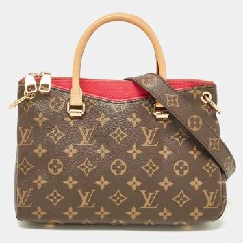 Pre Owned Louis Vuitton Fuchsia Monogram Canvas Pallas BB Bag