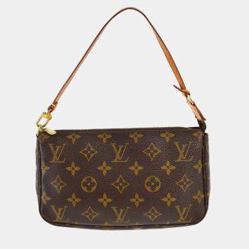 Pre Owned Louis Vuitton Monogram Pochette Accessoires Handbag