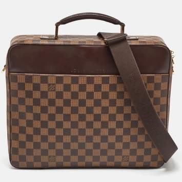Louis Vuitton Damier Ebene Canvas Porte Ordinateur Sabana Bag