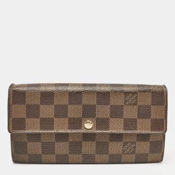 Pre Owned Louis Vuitton Monogram Canvas Sarah Wallet