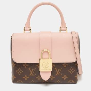 Pre Owned Louis Vuitton Rose Poudre Monogram Canvas Locky BB Bag