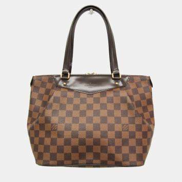 Pre Owned Louis Vuitton Ebene Damier Westminster PM Handbag