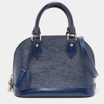 Pre Owned Louis Vuitton Indigo Epi Leather Alma BB Bag