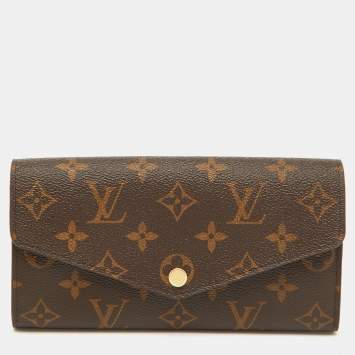 Pre Owned Louis Vuitton Monogram Canvas Sarah Wallet