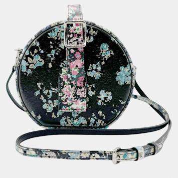 Pre Owned Louis Vuitton Leather Black Petite Boite Chapeau Shoulder Bag