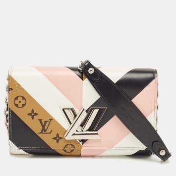 Pre Owned Louis Vuitton Epi Monogram Reverse Twist Wallet On Chain