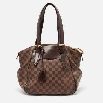 Pre Owned Louis Vuitton Damier Ebene Canvas Verona MM Bag