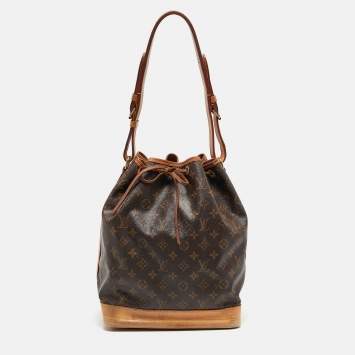 Pre Owned Louis Vuitton Monogram Canvas and Leather Noe Bag