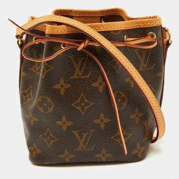 Pre Owned Louis Vuitton Monogram Canvas Nano Noe Bag