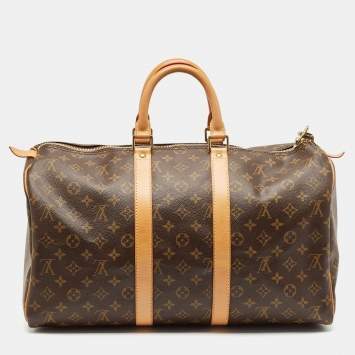 Pre Owned Louis Vuitton Monogram Canvas Keepall 45 Bag