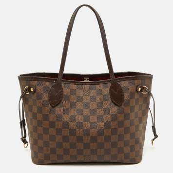 Pre Owned Louis Vuitton Damier Ebene Canvas Neverfull PM Bag