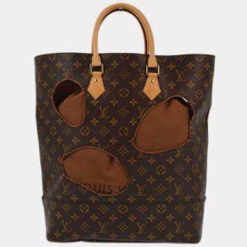 Pre Owned Louis Vuitton Brown Monogram Comme Des Garçons Tote Bag