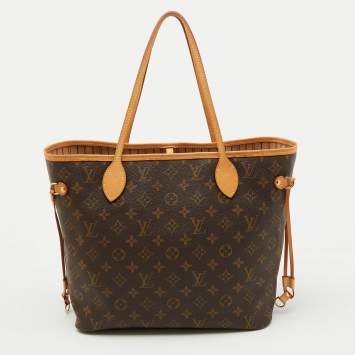 Pre Owned Louis Vuitton Monogram Canvas Neverfull MM Bag