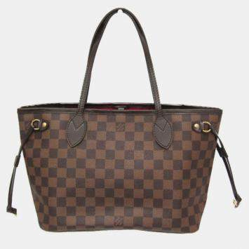 Pre Owned Louis Vuitton Damier Neverfull Pm Tote Bag Ebene