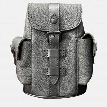 Pre Owned Louis Vuitton Black Leather XS Christopher Backpack