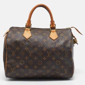 Pre Owned Louis Vuitton Monogram Canvas Speedy 30 Bag