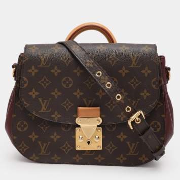 Pre Owned Louis Vuitton Bordeaux Monogram Canvas Eden MM Bag