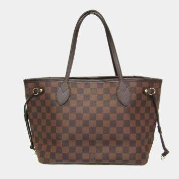 Pre Owned Louis Vuitton Damier Ebene Canvas Neverfull PM Shoulder Bag