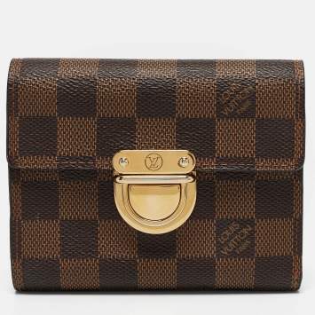 Pre Owned Louis Vuitton Damier Ebene Canvas Koala Wallet