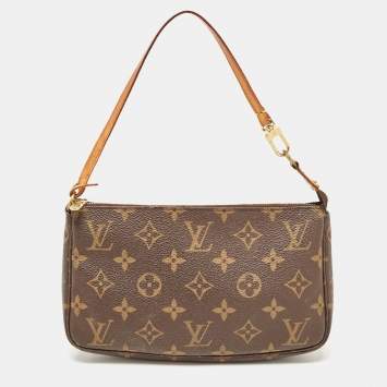 Pre Owned Louis Vuitton Monogram Canvas Pochette Accessoires 