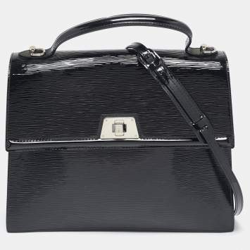 Pre Owned Louis Vuitton Black Electric Epi Leather Sevigne GM Bag
