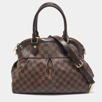 Pre Owned Louis Vuitton Damier Ebene Canvas Trevi PM Bag