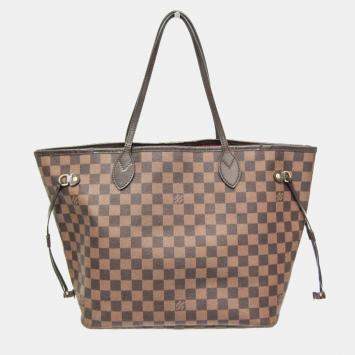Pre Owned Louis Vuitton Damier Ebene Canvas Neverfull MM Tote Bag