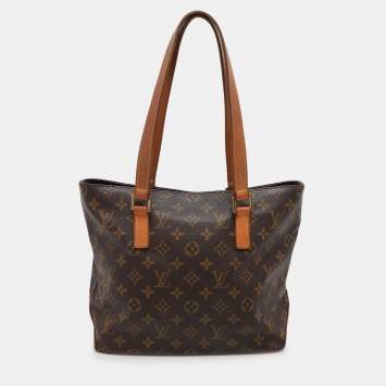 Pre Owned Louis Vuitton Monogram Canvas and Leather Cabas Piano Bag