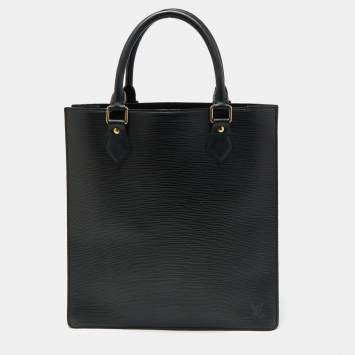 مملوكة مسبقًا Louis Vuitton Black Epi Leather Venice Sac Plat PM Bag