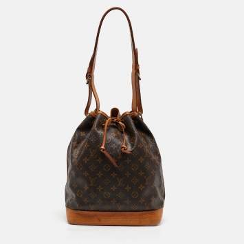 Pre Owned Louis Vuitton Monogram Canvas and Leather Noe Bag