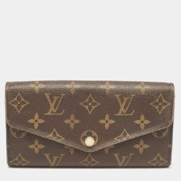 Pre Owned Louis Vuitton Monogram Canvas Sarah Wallet