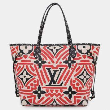 Pre Owned Louis Vuitton Tricolour Monogram Giant Lv Crafty Neverfull MM Bag