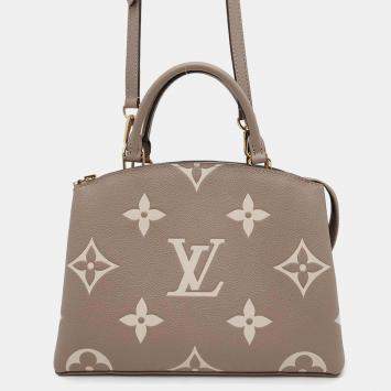 Pre Owned Louis Vuitton Bicolor Monogram Empreinte Leather Petit Palais PM Bag